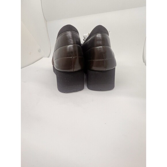 Thierry Rabiton Leasuure Women’s Mid Wedge Slip On Brown Leather 37 Comfort - Picture 8 of 16